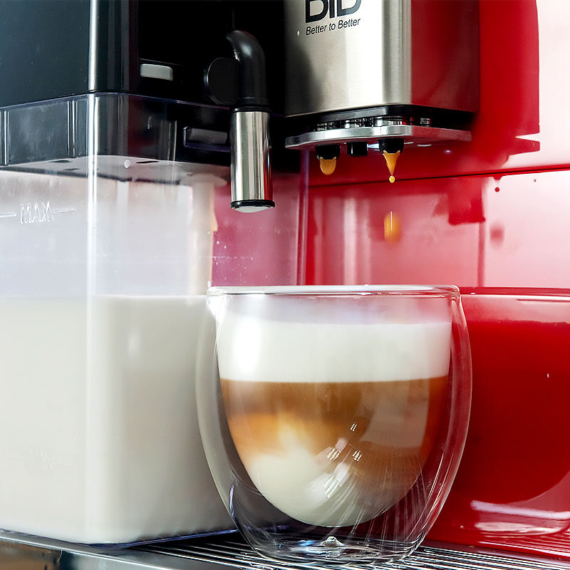 BTB-202 Smart Professional Espresso Cappuccino Latte Fresh Bean to Cup Fully Automatic Coffee Machine for Home Office