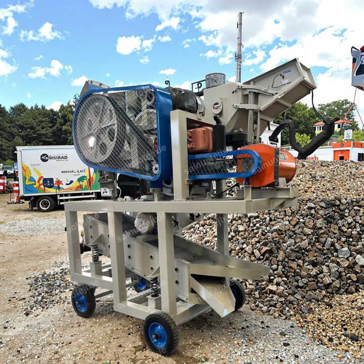 Gold Mining Mobile Rock Crushing Plant PE400x600 Hard Granite Stone Quarry Crushing Machine Diesel Engine Gold Ore Jaw Crusher