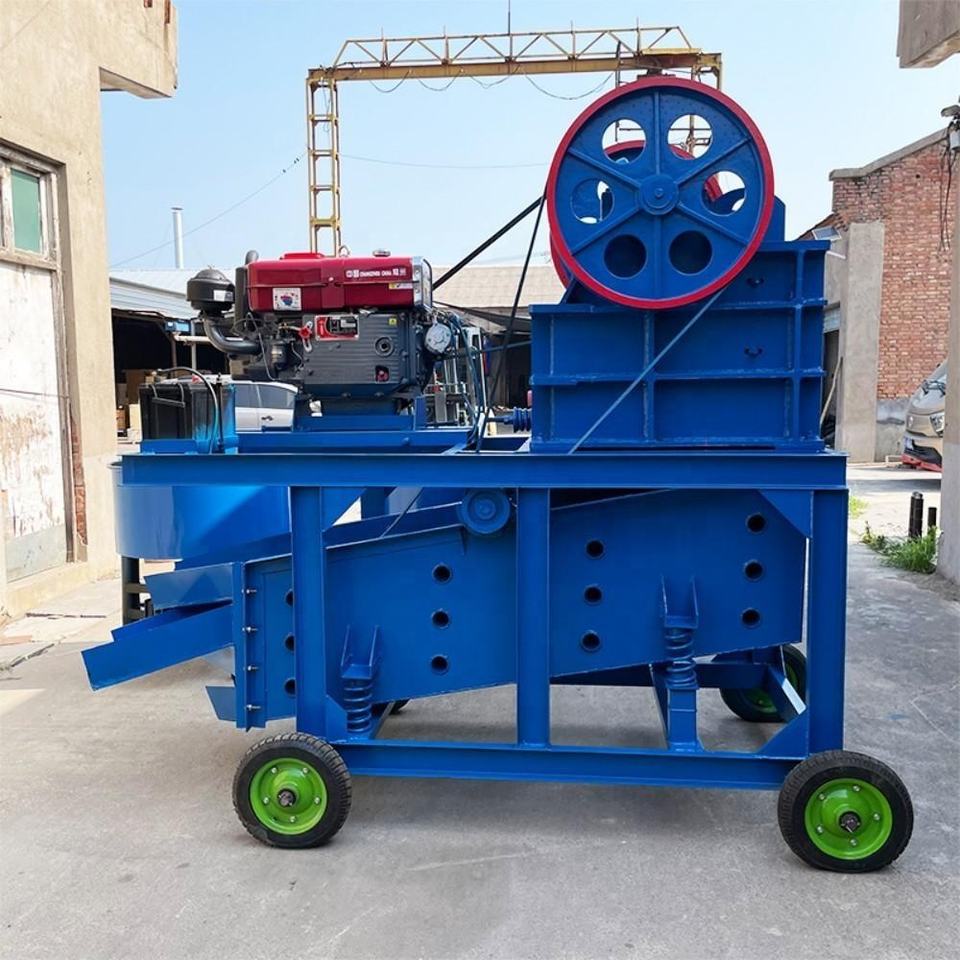 Mobile Hard Rock Crusher With Sieve Machine for Stone Mining Quarry Ore Granite Limestone Construction Waste Crushing