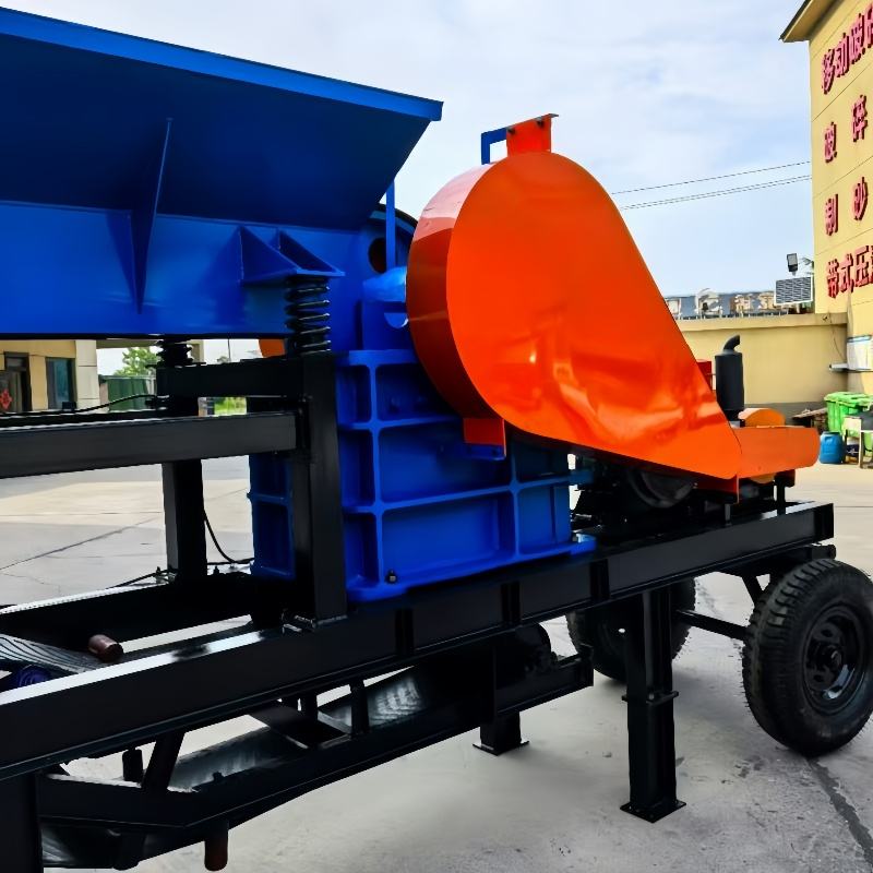 PE 400*600 Mobile Jaw Crushing Production Line Hard Rock Quartz Stone Gold Mine with Core Motor Component