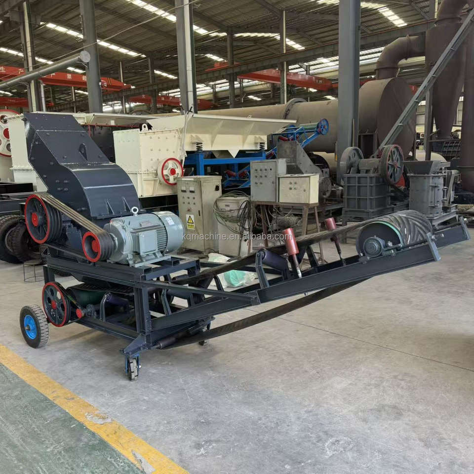 Rock Stone Crusher Small Mobile Diesel Hammer Crusher, Gold Ore Coal Hammer Crusher Machine for