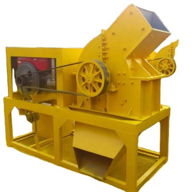 Diesel Salt Rock Stone Crusher Mobile Small Limestone Gold Ore Coal Hammer Mill Crusher