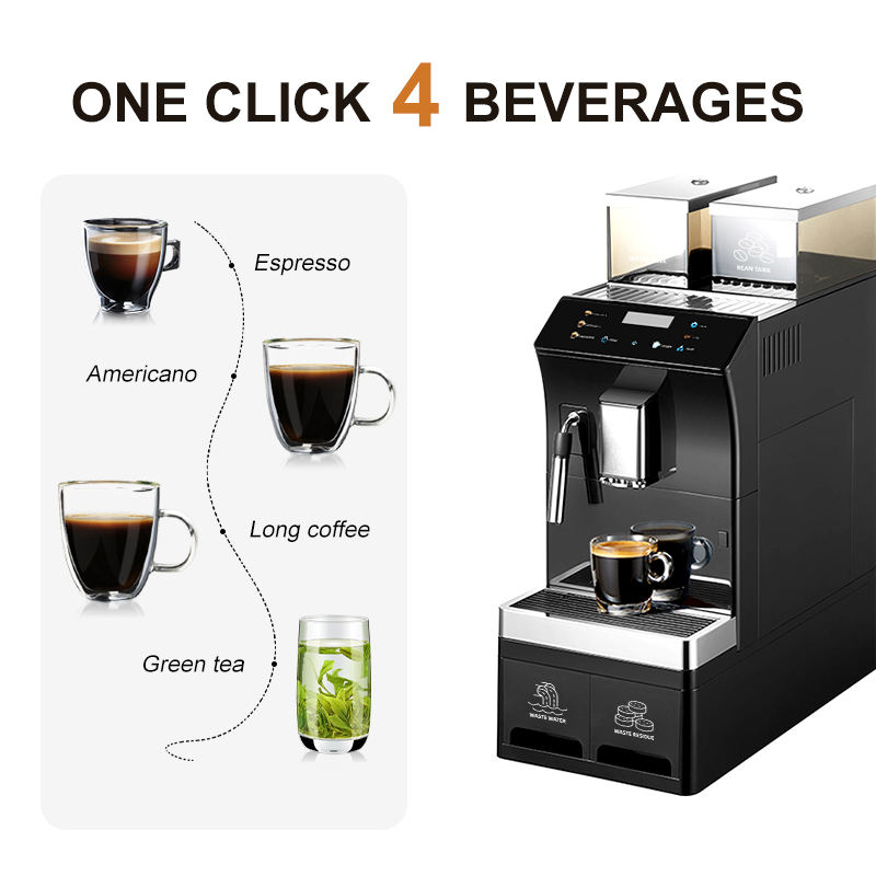 Shineho Style Commercial Full Auto Coffee Machine Multifunctional Automatic Nut Milk Machine & Espresso Coffee Maker