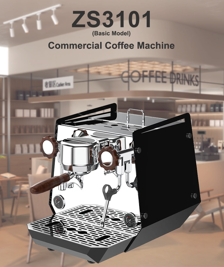 Italian Restaurant Commercial Semi-automatic Professional Single Group Head Cappuccino Epresso Coffee Maker Machine