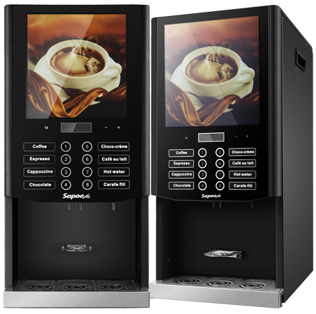 Touch Button Fully Automatic Multi-language Coffee Machine Office Coffee Machine School Coffee Machine 8 Kinds of Beverages
