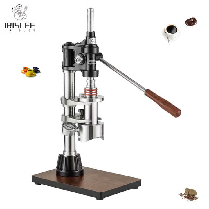 Manual Espresso Maker Stainless Steel Hand Press Coffee Machine