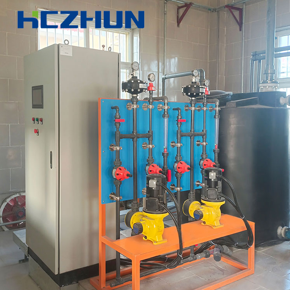 200g/h Swimming Pool Salt Chlorinator 220V Pressure Vessel Pump PLC Motor Sodium Hypochlorite Generator Featuring Gearbox Gear