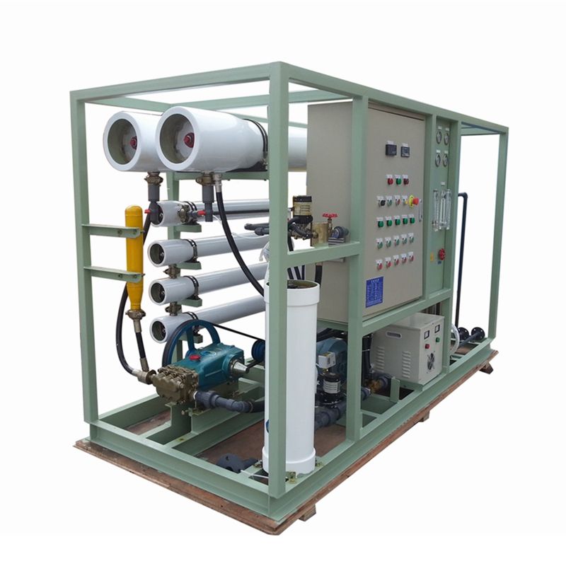 Containerized Seawater Desalination RO Plant Pressure Vessel Pump PLC Motor for Boat Drinking Water Purification