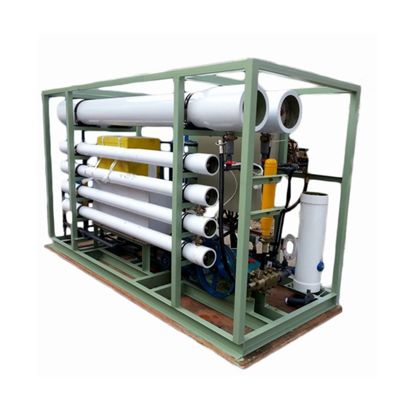 Containerized Seawater Desalination RO Plant Pressure Vessel Pump PLC Motor for Boat Drinking Water Purification