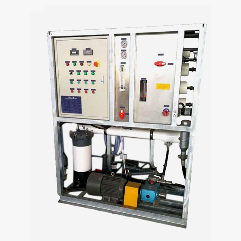 Containerized Seawater Desalination RO Plant Pressure Vessel Pump PLC Motor for Boat Drinking Water Purification