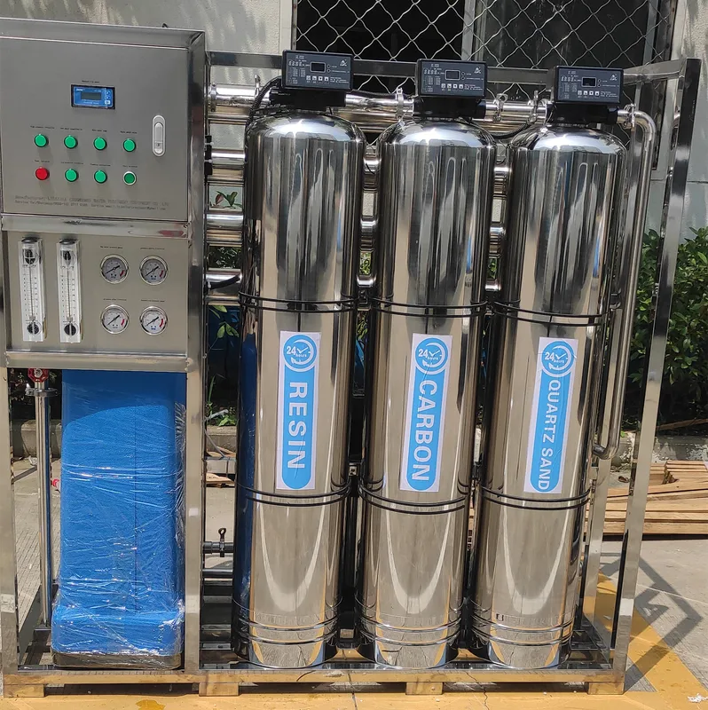 Containerized Seawater & Brackish Water Desalination RO Plant with PLC Control RO Membrane & Pump Stainless Steel 10TPH Capacity