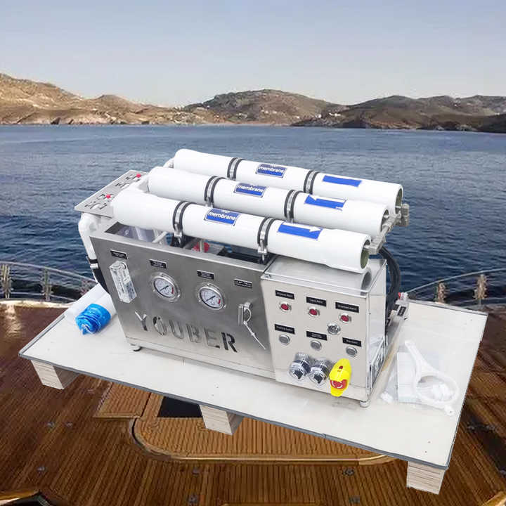 Yacht Watermaker Sailing Boat Drinking Water Portable Seawater Desalination Boat Desalinator Water RO Plant