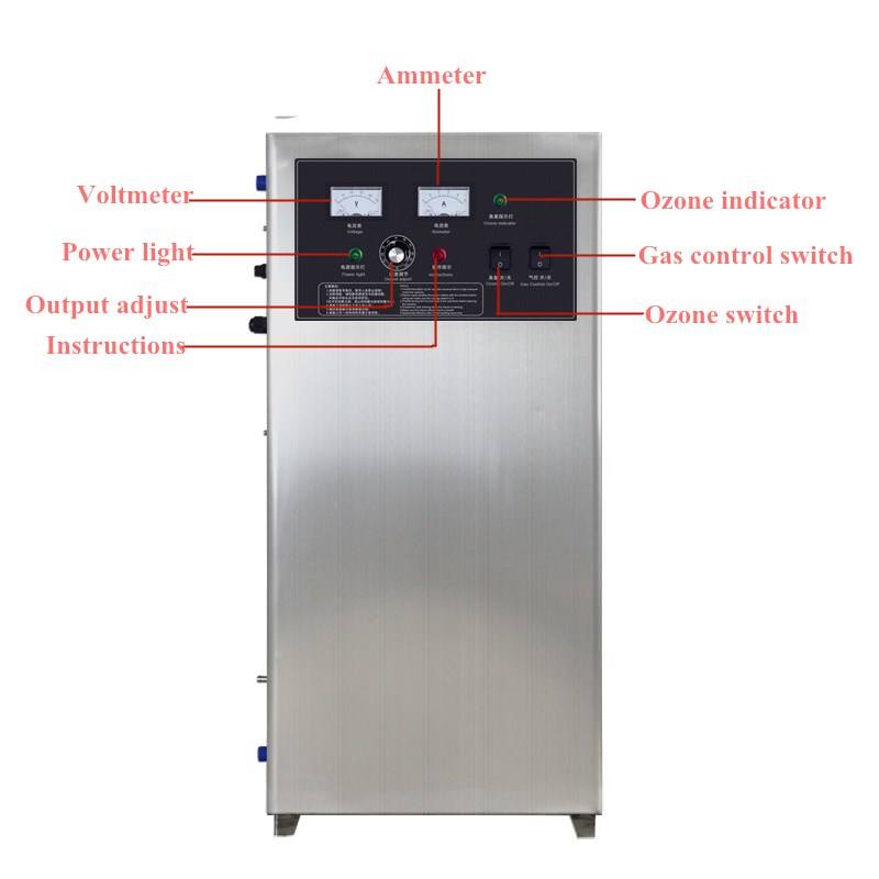 QJOZONE 20G High Efficiency Air Source Ozone Generator 220V 320W