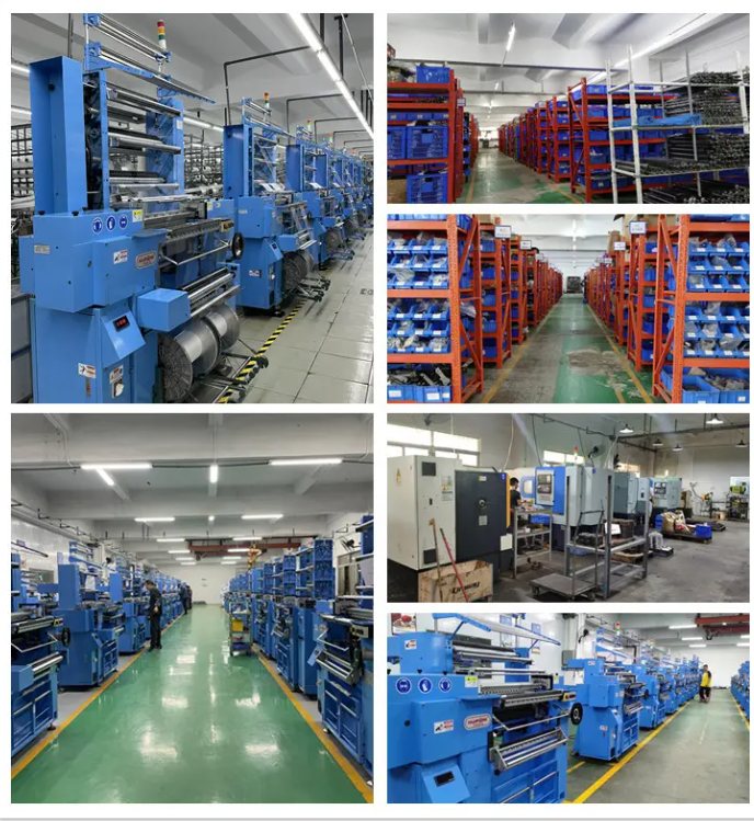 HUAFANG Automatic High-Speed Computerized Lace Making Machine Flat Crochet Jacquard Knitting Machine Gear Bearing Core