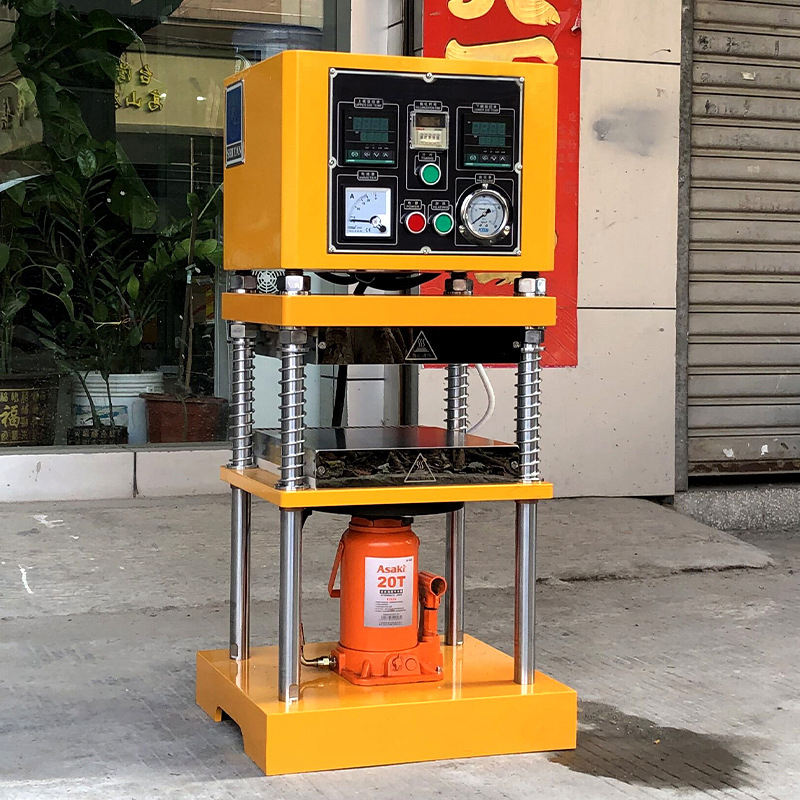 Manual Laboratory Rubber Plastic Heat Flat Vulcanizing Press Machine Small Hydraulic Plate Vulcanizing Press Machine