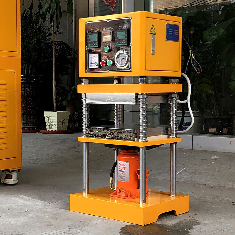 Manual Laboratory Rubber Plastic Heat Flat Vulcanizing Press Machine Small Hydraulic Plate Vulcanizing Press Machine