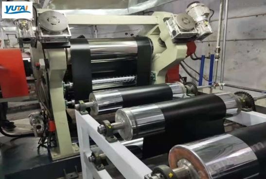 Calendering Rubber or Plastic Into Sheets Two Roll Production Line Calendering for Conveyor Belts