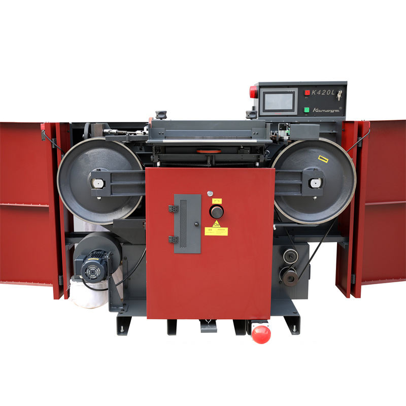 Kamege K420L Rubber Belt Fabric Sole Leather Splitting Machine for Making Shoe Leather Machine Industrial