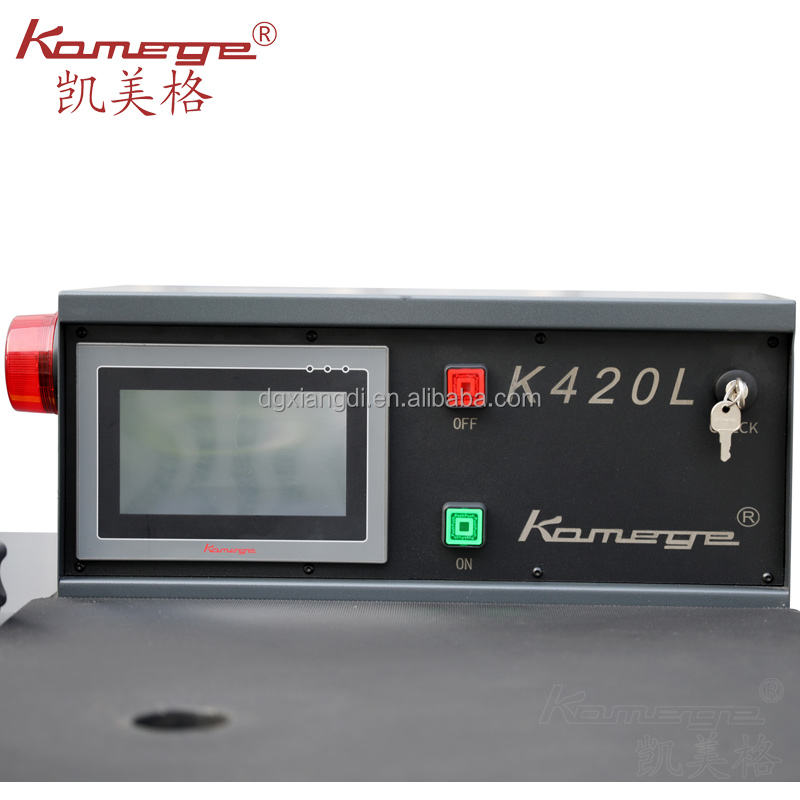 Kamege K420L Rubber Belt Fabric Sole Leather Splitting Machine for Making Shoe Leather Machine Industrial