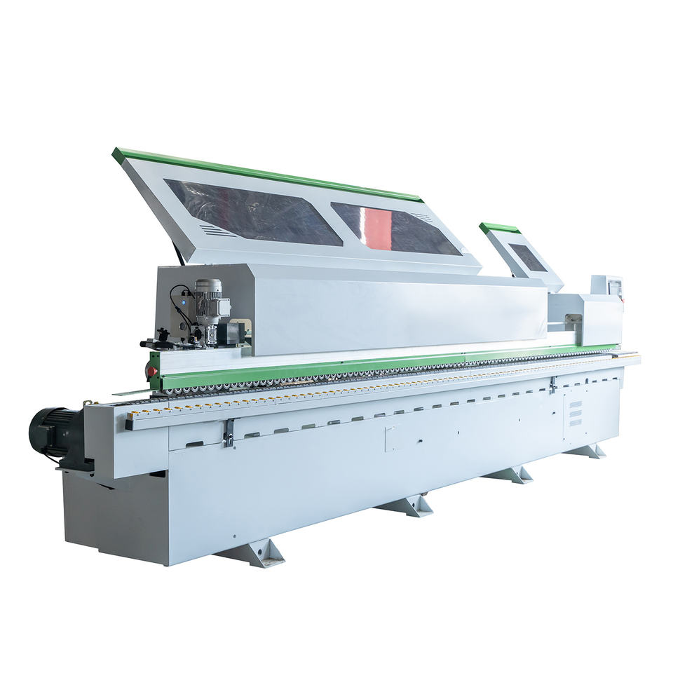 8 Functions Wood Based Panel Machinery CNC Wood MDF Melamine PVC Edge Bander Trimmer Pre Milling Automatic Edge Banding Machine