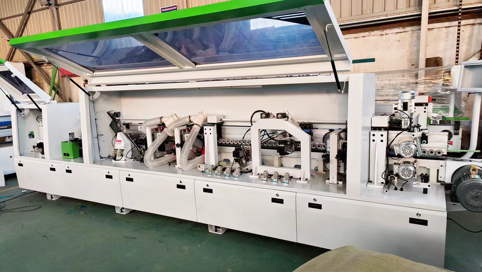 8 Functions Wood Based Panel Machinery CNC Wood MDF Melamine PVC Edge Bander Trimmer Pre Milling Automatic Edge Banding Machine