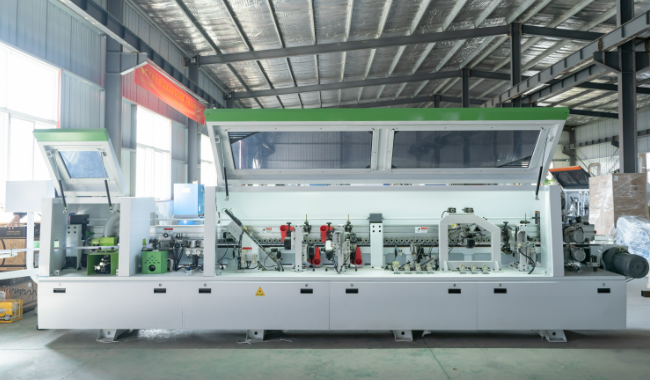 8 Functions Wood Based Panel Machinery CNC Wood MDF Melamine PVC Edge Bander Trimmer Pre Milling Automatic Edge Banding Machine