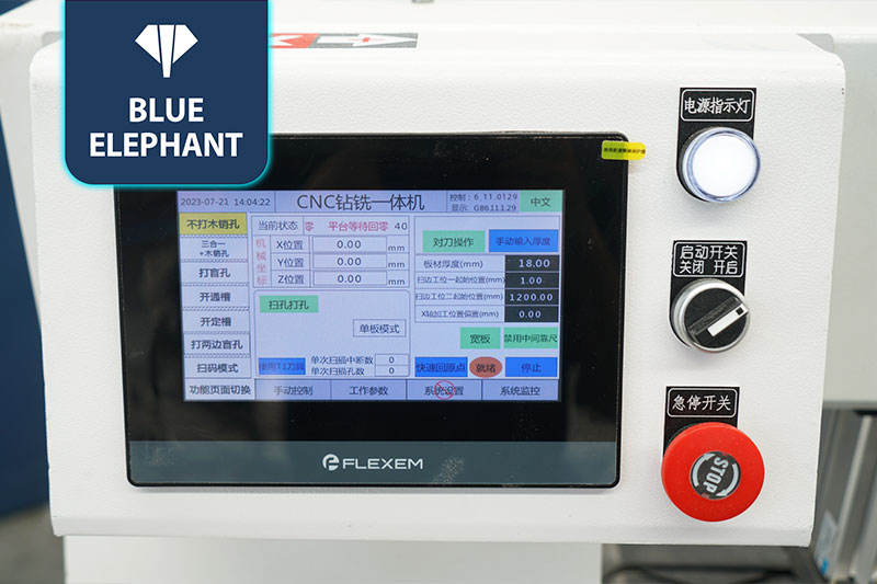 Handle-free Four-process Universal Side Hole Drilling Machine Multi Material Wood Side Hole Processing with Easy Operation