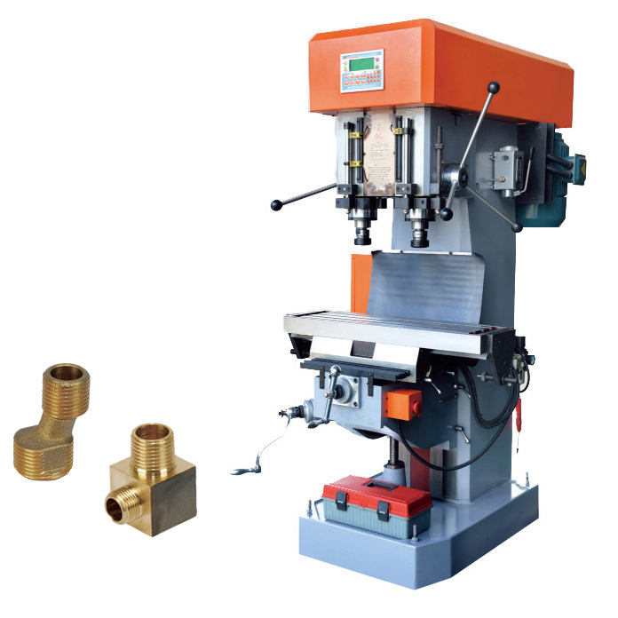 Boring Tapping Equipment Multi Spindle Rotary Drilling Tapping Machine for Machining Plumbing Fittings Castings Auto Parts