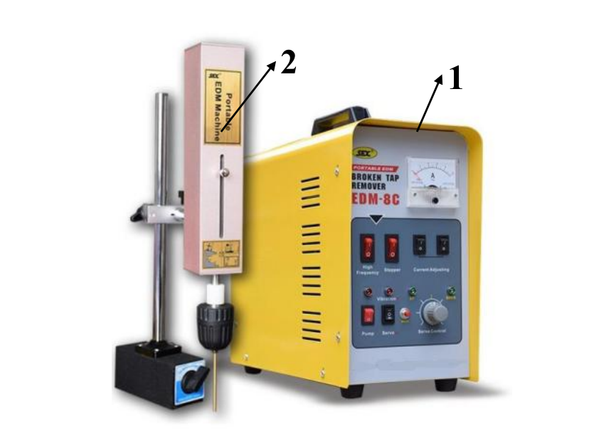 Ipretech Portable EDM Superhole Broken Tap Remover EDM-8C Supply Take off the Screw Machine