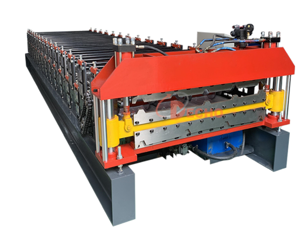 High Speed Zinc Metal Corrugated Roofing Sheet Roll Forming Machine Iron Roofing Roll Forming Machine Tile Making Machinery