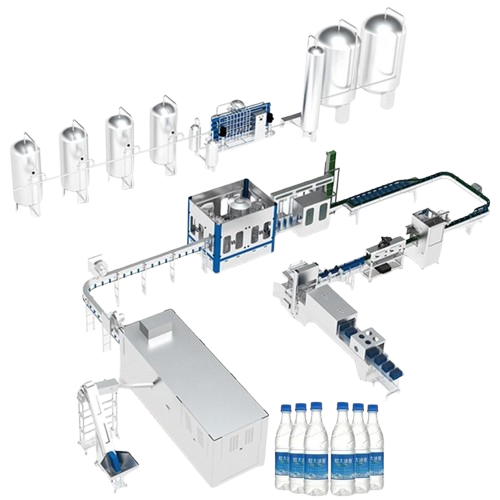 CE Complete 1000-30000bph Mineral Pure Drinking Water Production Line Automatic Bottled Water Filled Machine