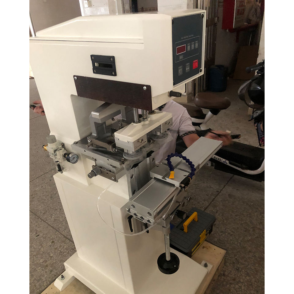 DGRUIDA 2 Color Electric Digital Pneumatic Pad Printer With Closed Inkcup Printing Machine
