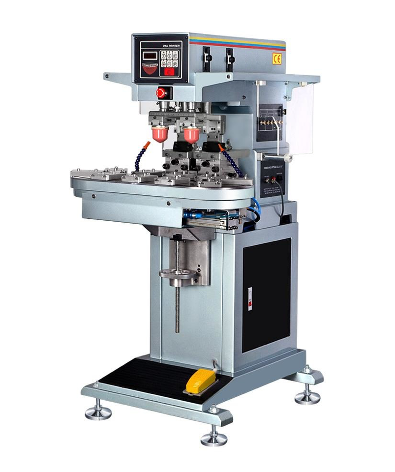 Pad Printing Machine Manufacture Electric Pad Printer Desktop Pad Printer 2 Colors