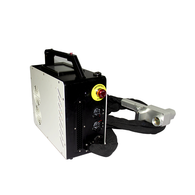 100W Portable Pulse Laser Cleaner MAX Laser Rust Remover Machine Easy Operate for Wood Material Laser Cleaning Machine